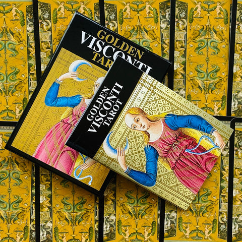 Golden Visconti Grand Trumps Tarot Kortos