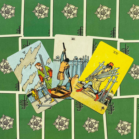 Smith Waite Borderless Tarot kortos