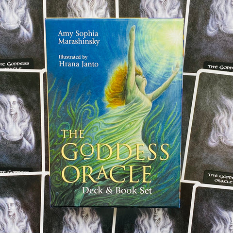 The Goddess Oracle kortų ir knygos rinkinys
