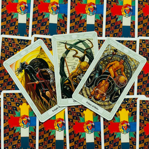 Aleister Crowley THOTH Mažos Tarot kortos