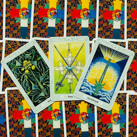 Aleister Crowley THOTH Mažos Tarot kortos