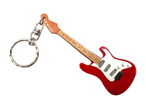 Stilingas mahono gitaros raktų pakabukas – Dire Straits, Mark Knopfler gerbėjams