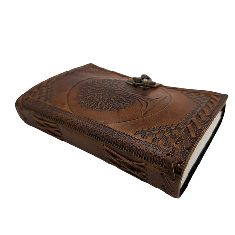Odinė retro užrašinė „Gyvybės medis“, 200 p., 18×13 cm