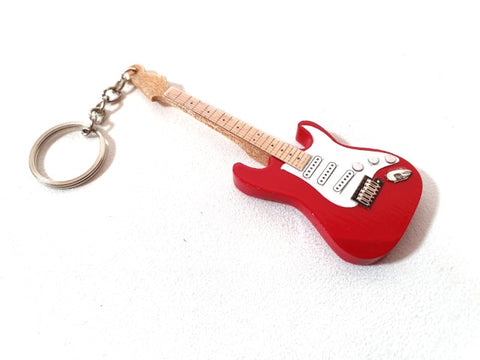 Stilingas mahono gitaros raktų pakabukas – Dire Straits, Mark Knopfler gerbėjams