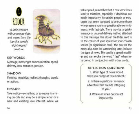 Shadowland Lenormand būrimo kortos su vadovu – 36 kortelės