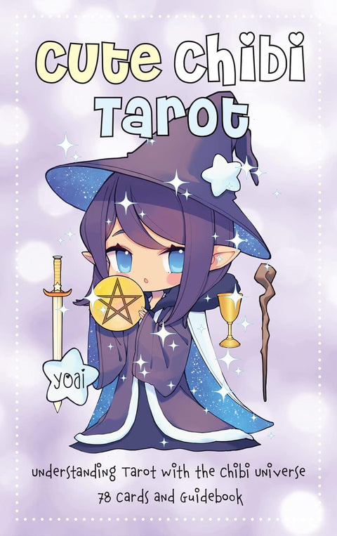Mielos Chibi taro kortos – 78 kortos su vadovu, žavinga kaladė