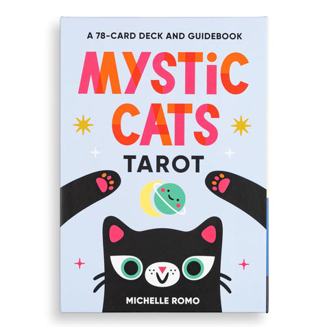Mystic Cats Tarot: žavingos kačių taro kortos su gidu (anglų) – 78 vnt