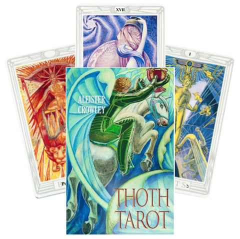 Aleister Crowley Thoth Tarott Standard French Edition kortos