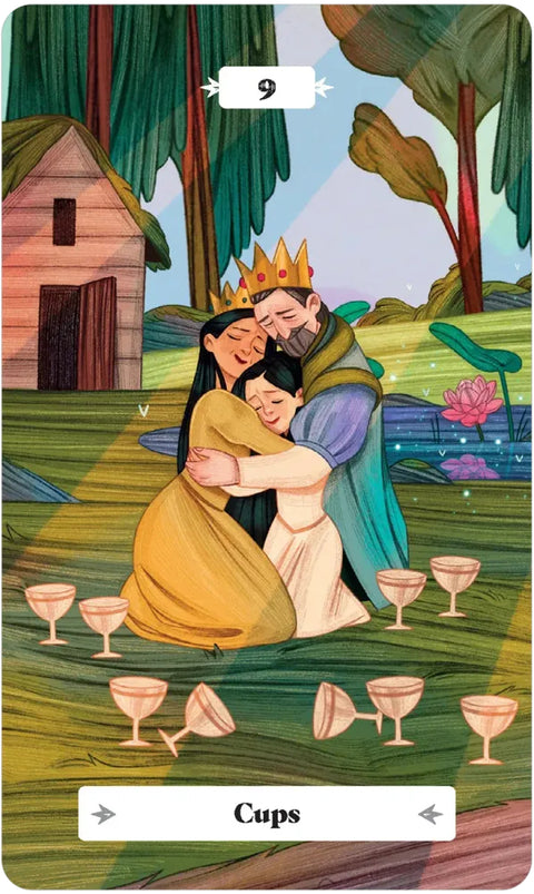 Woodland Fairy Tale Taro kortos – 78 kortų kaladė su knyga