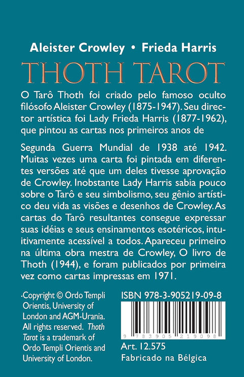 Aleister Crowley Thoth Taro kortos – 78 kortų kaladė ezoterikos mėgėjams