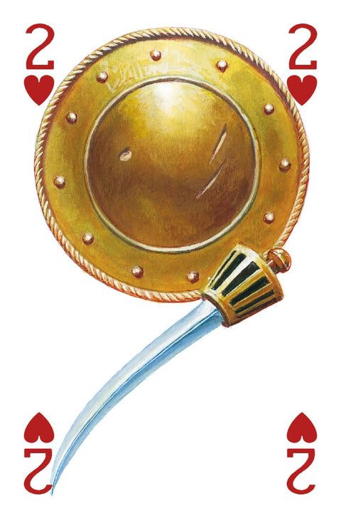 Gladiatoriai – iliustruotos žaidimų kortos, 54 vnt., pokeriui ir triukams