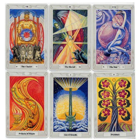 Aleister Crowley THOTH Mažos Tarot kortosHOBI.LT 🇱🇹