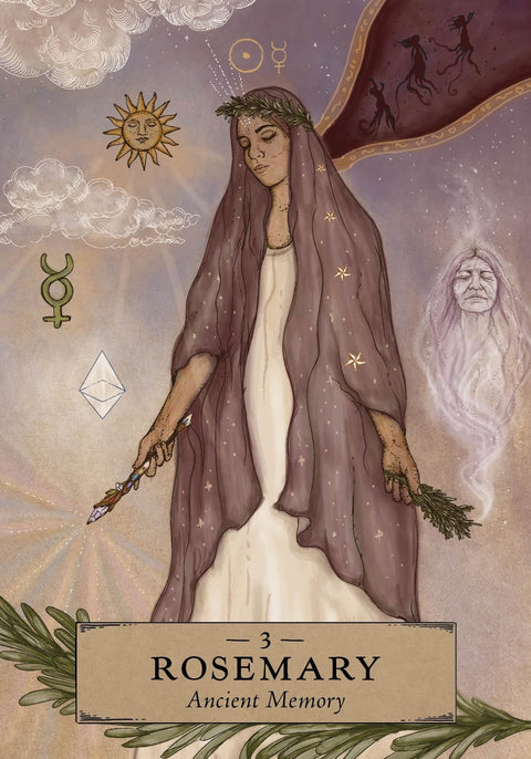Žolelių astrologijos kišeninis orakulas – 55 kortų kaladė dvasinei praktikai