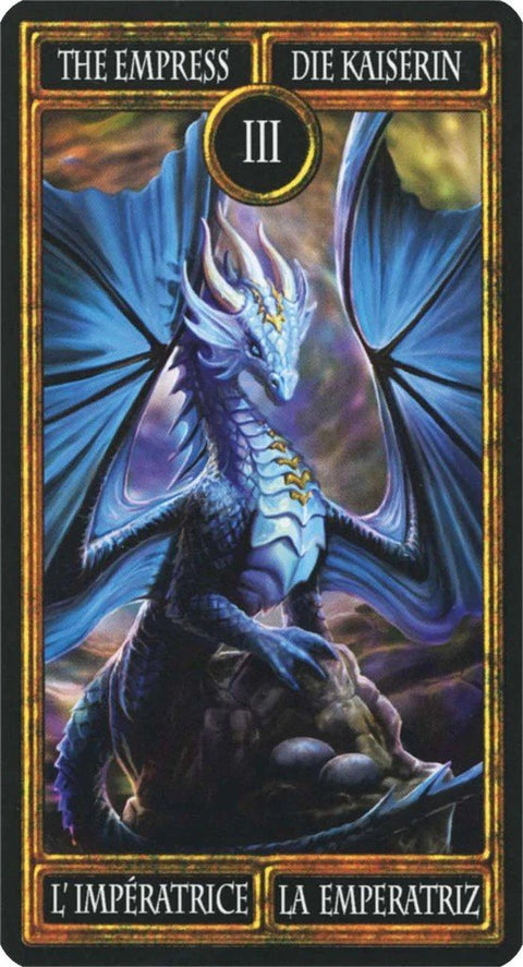 Anne Stokes Dragon Tarot kortosHOBI.LT 🇱🇹
