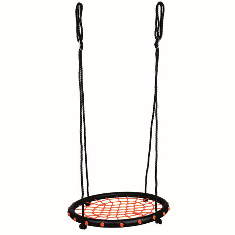 Apvali supynė BINO 60 cm, juoda/raudona, iki 100 kg – vidui ir laukui