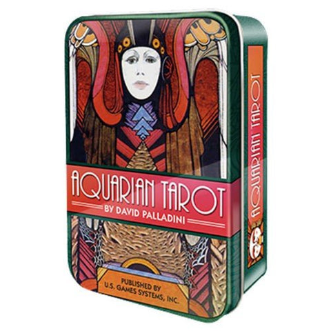 Aquarian Tarot kortos skardinėje dėžutėjeHOBI.LT 🇱🇹