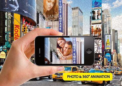 Augmented Reality Times Square New York Puzzle - 1000 Piece - RAVENSBURGER dėlionėHOBI.LT 🇱🇹