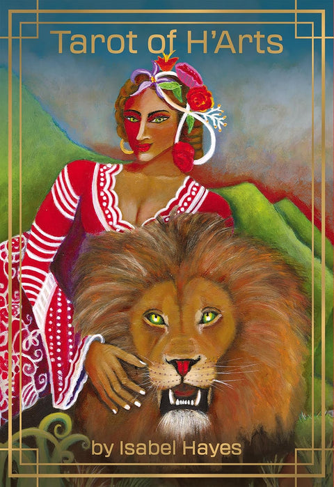 Tarot of H'Arts taro kortos – 79 kortų kaladė su auksiniais kraštais + gidas