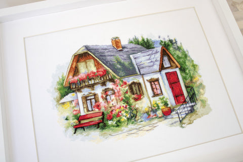 Beautiful Country House SBU4005 - siuvinėjimo kryželiu rinkinysHOBI.LT 🇱🇹
