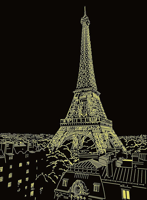 Beautiful Eiffel Tower - Starline Puzzle 500 - švytinti RAVENSBURGER dėlionėHOBI.LT 🇱🇹