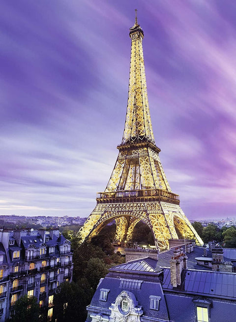 Beautiful Eiffel Tower - Starline Puzzle 500 - švytinti RAVENSBURGER dėlionėHOBI.LT 🇱🇹