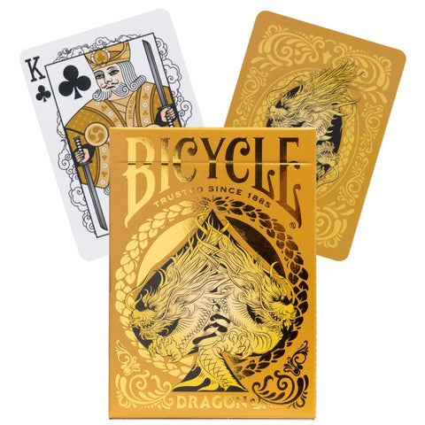 Bicycle: Bicycle Gold Dragon kortos - HOBI.LT 🇱🇹