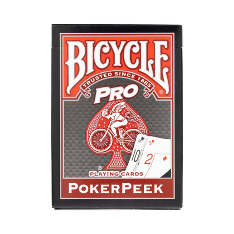 Bicycle Pro Poker Peek pokerio kortos RaudonosHOBI.LT 🇱🇹