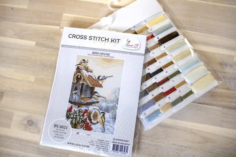Bird House SBU4021 - siuvinėjimo kryželiu rinkinysHOBI.LT 🇱🇹