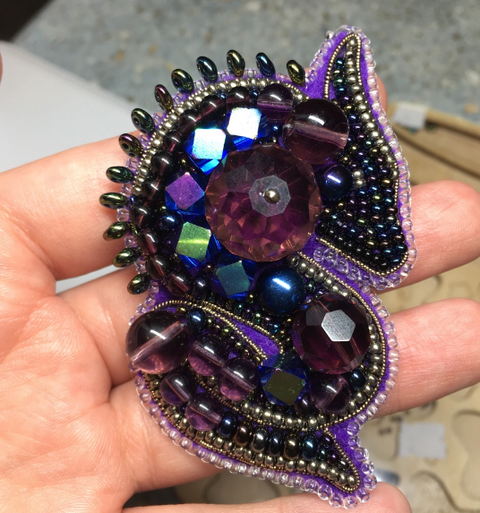 Karoliukų siuvinėjimo rinkinys sagės „Drakonas“, Crystal Art
