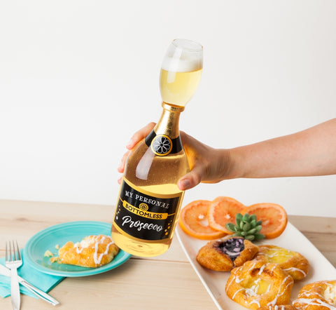 Bedugnis „Prosecco“ butelio taurė 840 ml – juokinga dovana BigMouth