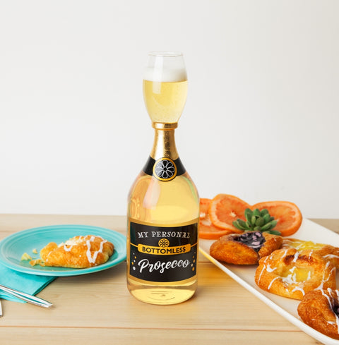 Bedugnis „Prosecco“ butelio taurė 840 ml – juokinga dovana BigMouth
