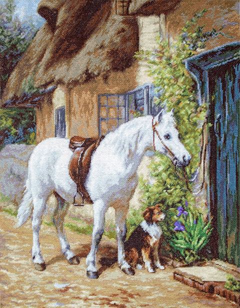 By the Cottage SB572 - siuvinėjimo kryželiu rinkinysHOBI.LT 🇱🇹