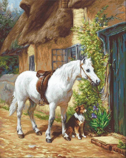 By the Cottage SB572 - siuvinėjimo kryželiu rinkinysHOBI.LT 🇱🇹
