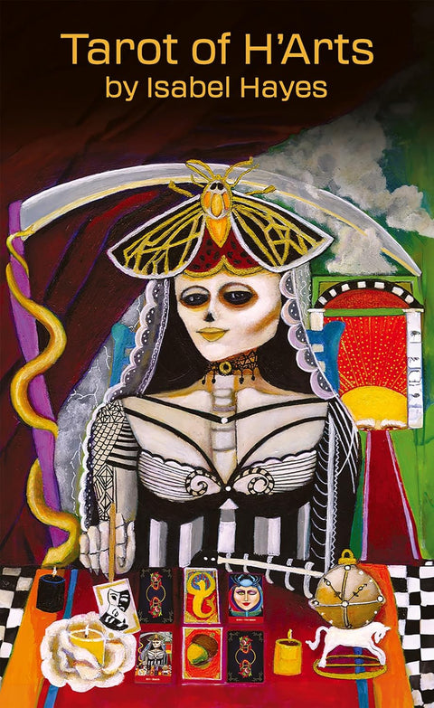 Tarot of H'Arts taro kortos – 79 kortų kaladė su auksiniais kraštais + gidas