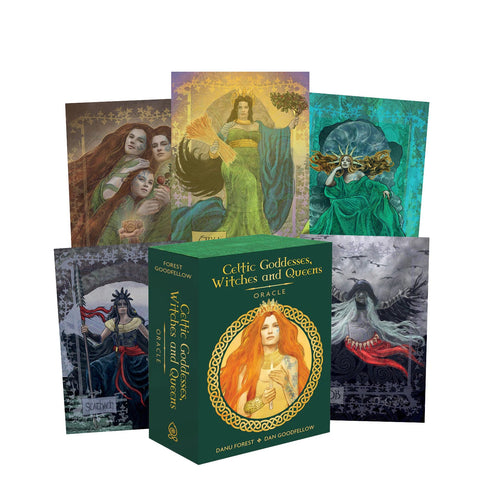 Schiffer Publishing: Celtic Goddesses, Witches and Queens Oracle kortos Schiffer Publishing - HOBI.LT 🇱🇹