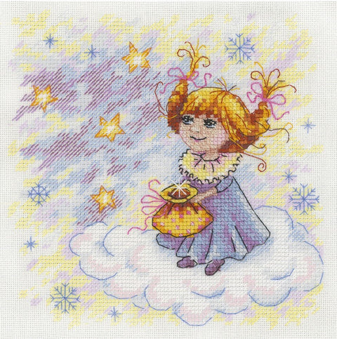 MP Studija: Christmas Angel SNV - 607 siuvinėjimo rinkinys iš MP Studija - HOBI.LT 🇱🇹