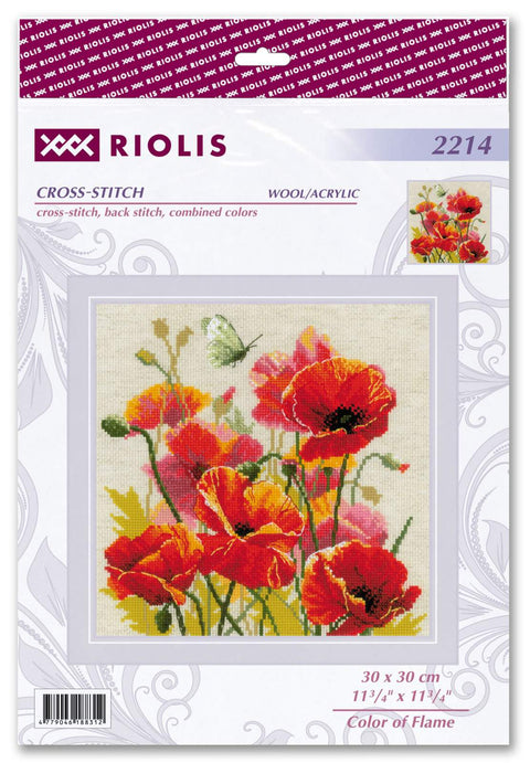 Color of Flame. Siuvinėjimo rinkinys iš RIOLIS Nr.: 2214 - HOBi.LT