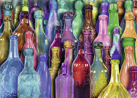 Colorful Bottles 1000 Piece Puzzle - RAVENSBURGER dėlionėHOBI.LT 🇱🇹