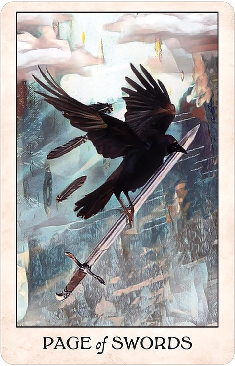 US Games Systems: Crow Tarot kišeninio dydžio leidimo kortos US Games Systems - HOBI.LT 🇱🇹