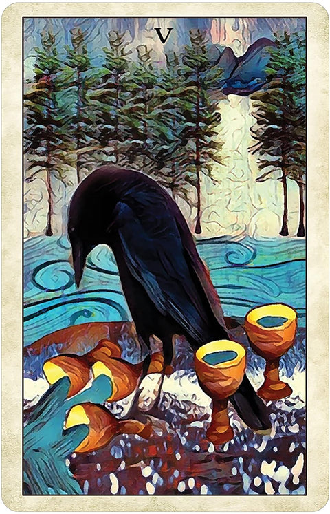 US Games Systems: Crow Tarot kišeninio dydžio leidimo kortos US Games Systems - HOBI.LT 🇱🇹