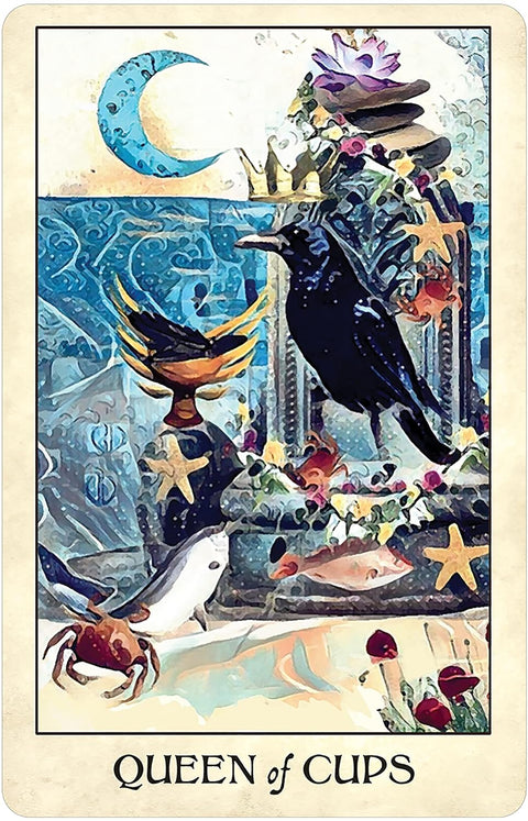 US Games Systems: Crow Tarot kišeninio dydžio leidimo kortos US Games Systems - HOBI.LT 🇱🇹