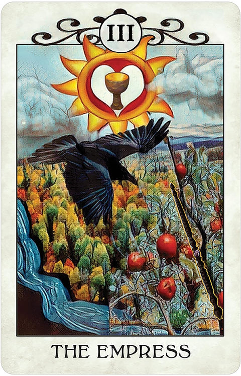US Games Systems: Crow Tarot kišeninio dydžio leidimo kortos US Games Systems - HOBI.LT 🇱🇹
