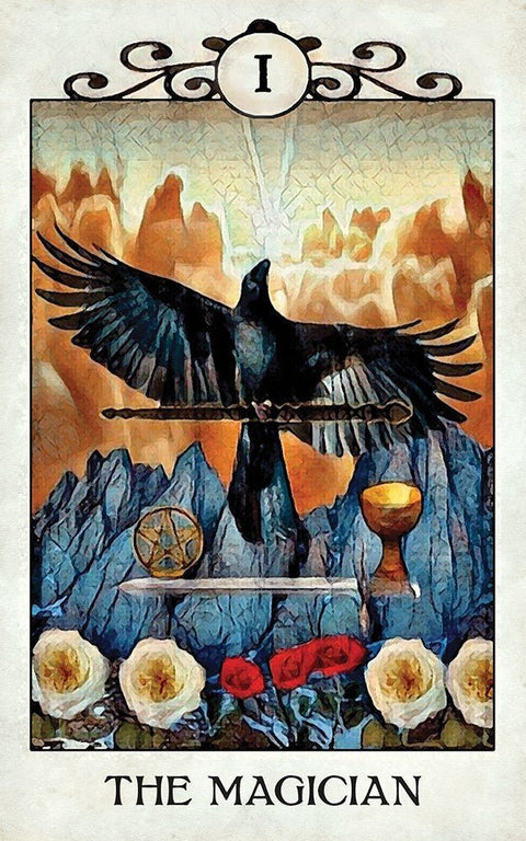 US Games Systems: Crow Tarot kortos - HOBI.LT 🇱🇹