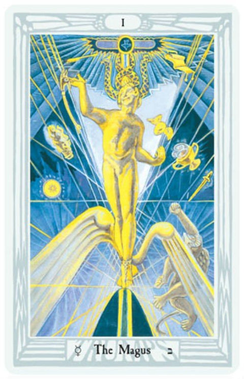 US Games Systems: Crowley Thoth Premier Edition Tarot kortos - HOBI.LT 🇱🇹