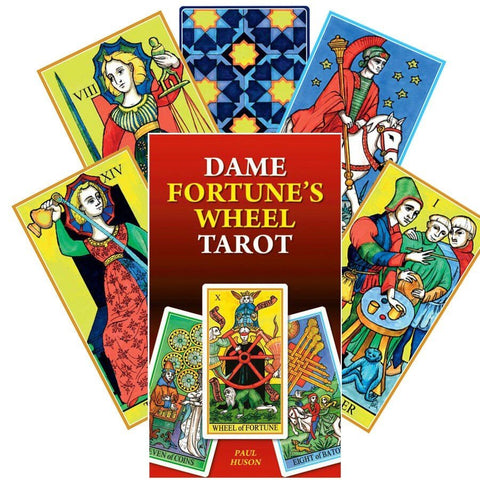 Lo Scarabeo: Dame Fortune's Wheel Tarot Kortos - HOBI.LT 🇱🇹