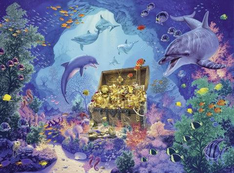 Ravensburger: Deep Sea Treasure 300pcs. Puzzle - RAVENSBURGER dėlionė - HOBI.LT 🇱🇹