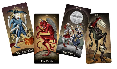 US Games Systems: Deviant Moon Borderless Edition Tarot kortos - HOBI.LT 🇱🇹