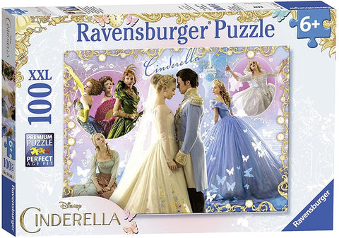 Ravensburger: Disney Cinderella XXL 100pcs. Puzzle - RAVENSBURGER dėlionė - HOBI.LT 🇱🇹