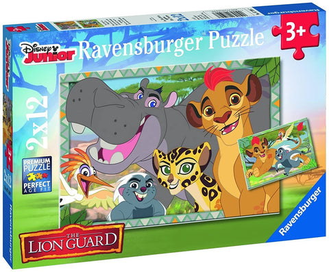 Ravensburger: Disney Protector of The Kingdom Puzzle - 2x12pcs. - RAVENSBURGER dėlionė - HOBI.LT 🇱🇹