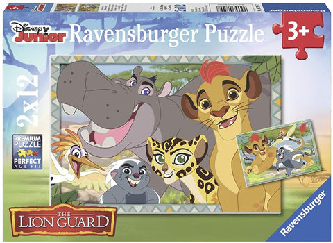 Ravensburger: Disney Protector of The Kingdom Puzzle - 2x12pcs. - RAVENSBURGER dėlionė - HOBI.LT 🇱🇹